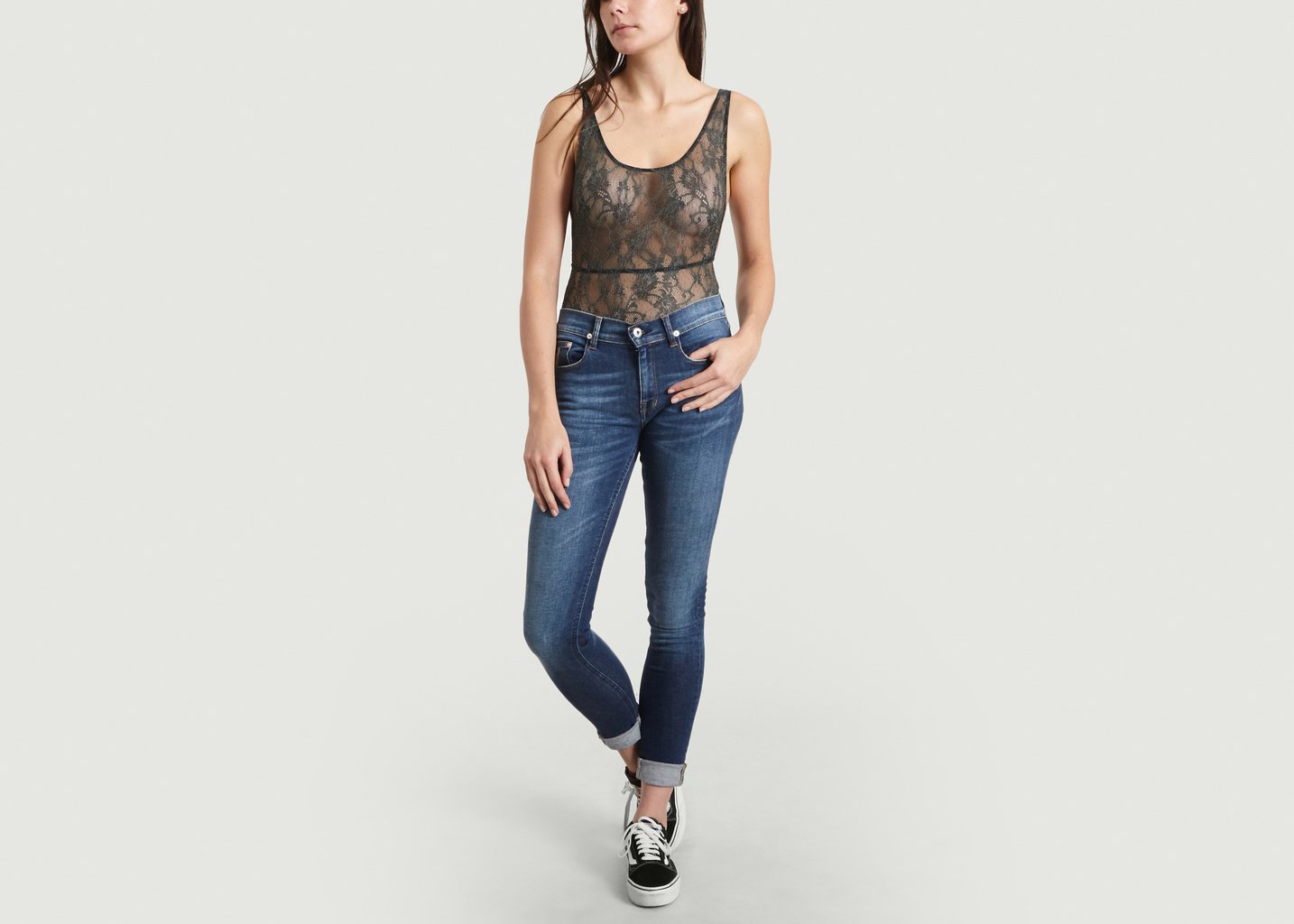 L'exception Body En Dentelle Noir Roseanna