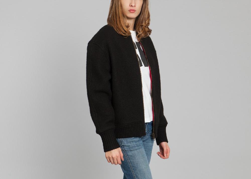 L'exception Bomber Eagle Noir Amish Boyish