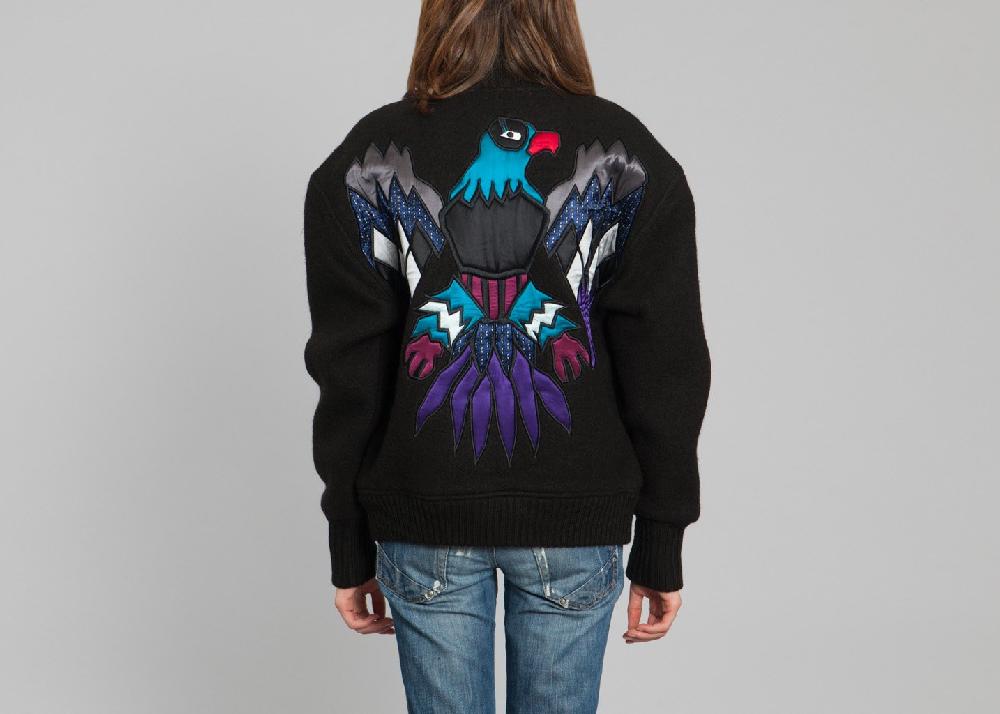 L'exception Bomber Eagle Noir Amish Boyish