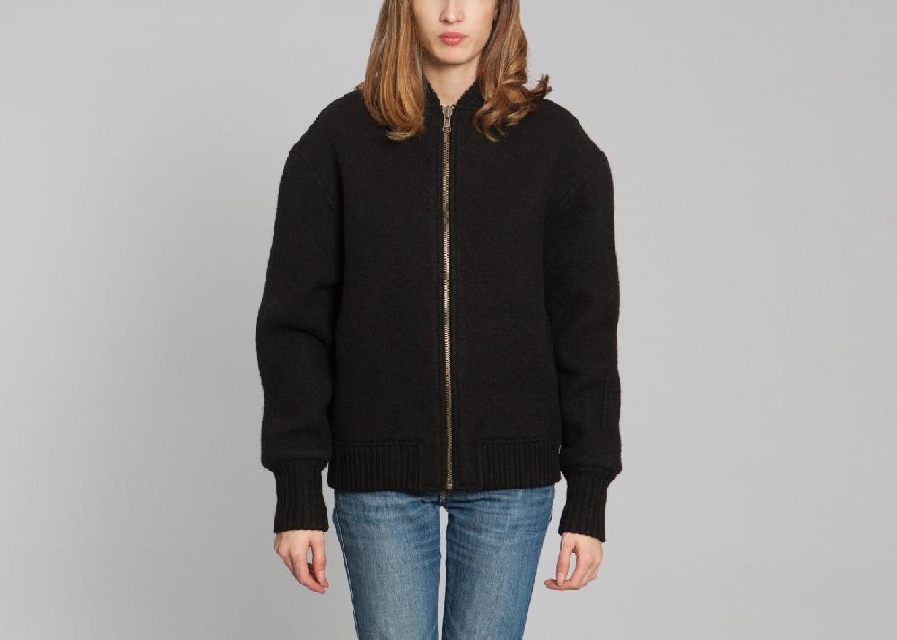 L'exception Bomber Eagle Noir Amish Boyish