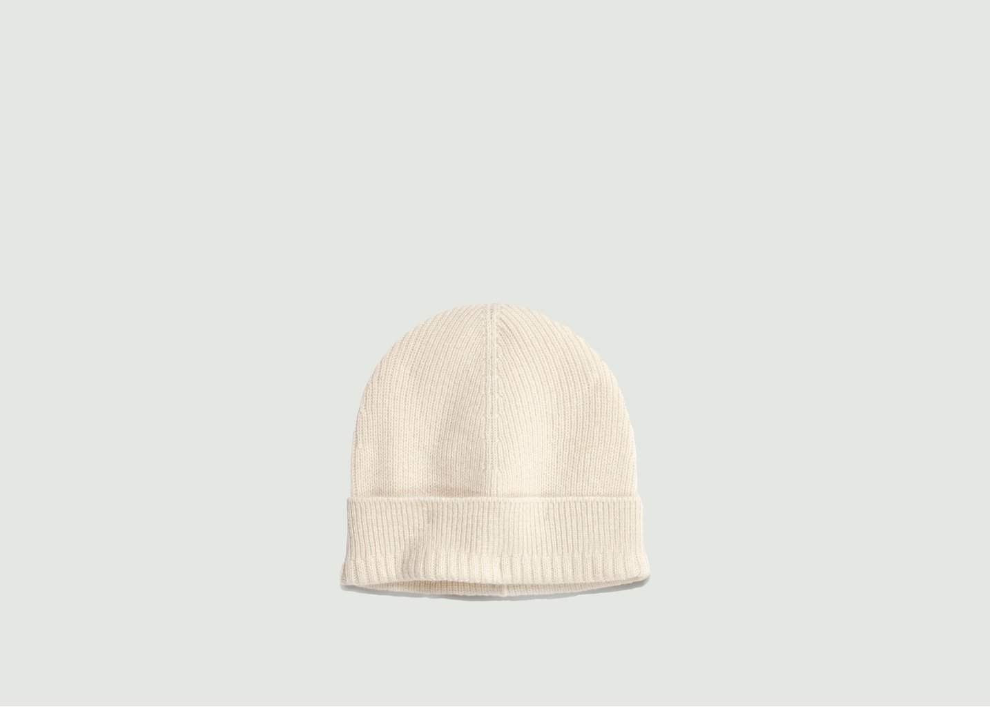 l'exception Bonnet En Cachemire Ecru Tricot