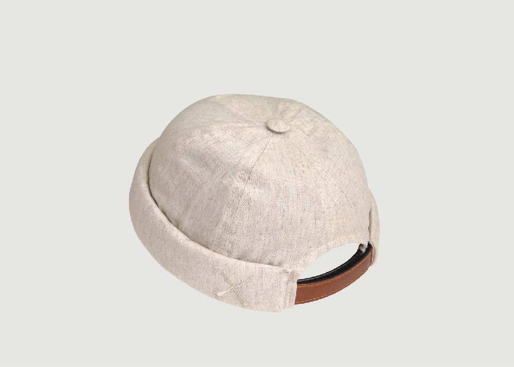 l'exception Bonnet Miki Docker Beige Béton Ciré