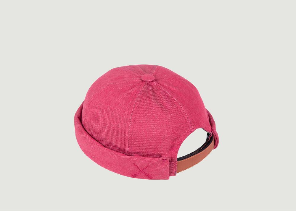l'exception Bonnet Miki Docker Rouge Béton Ciré