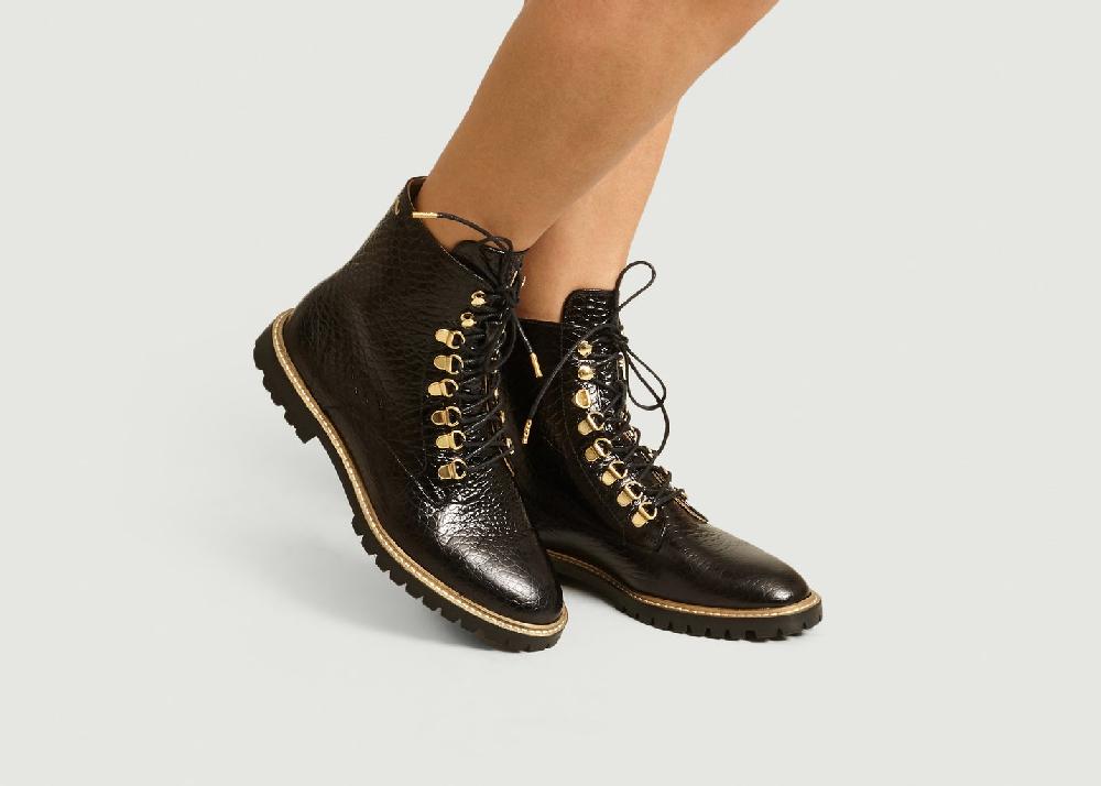 L'exception Boots Alix Noir Odaje Ex M.Moustache