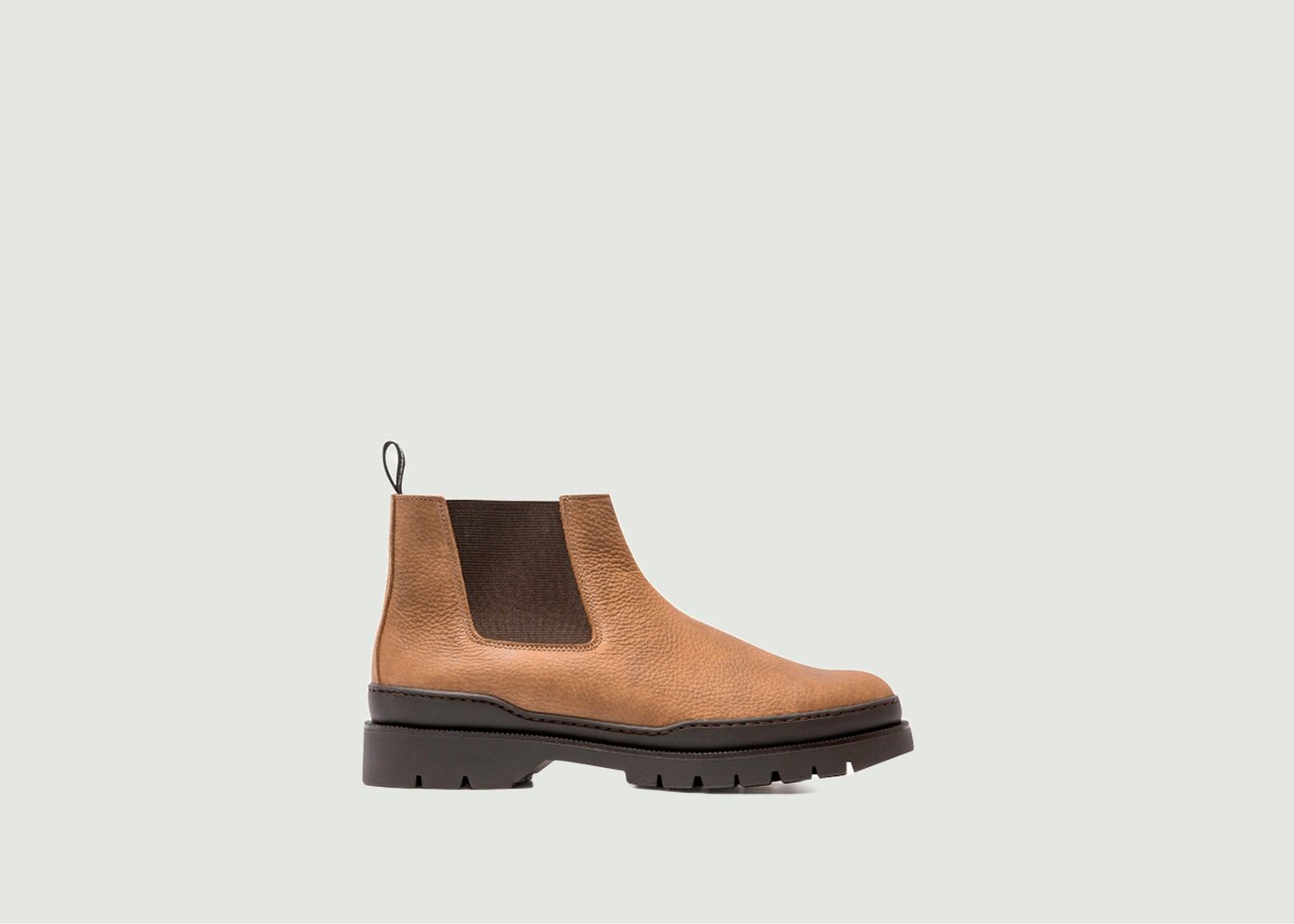 l'exception Boots Chelsea Escadron Tabac Kleman
