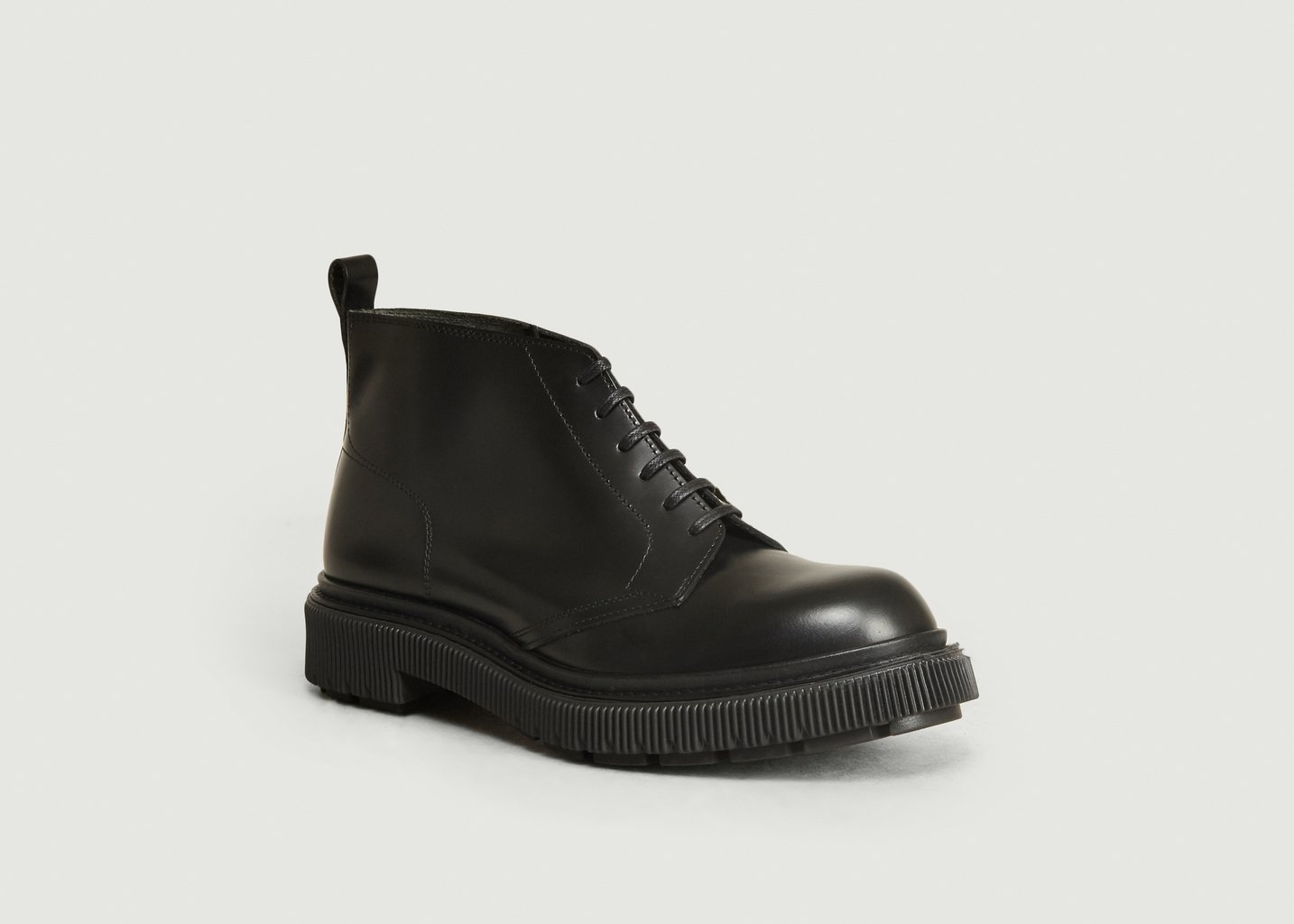 l'exception Boots En Cuir Type 121 Noir Adieu