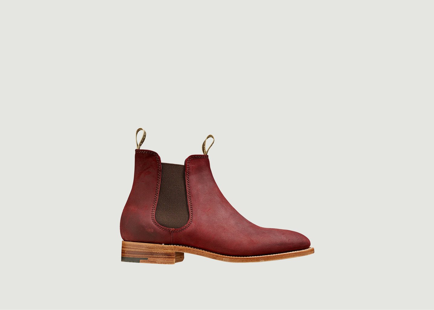 L'exception Boots Gina Bordeaux Barker Shoes