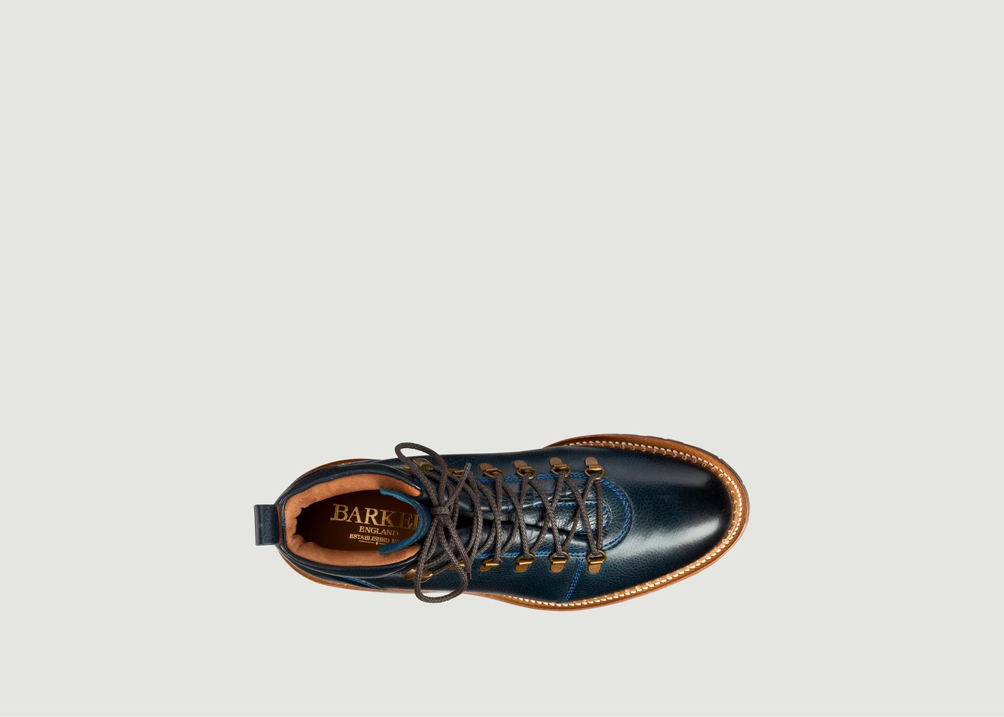L'exception Boots Glencoe Bleu Marine Barker Shoes