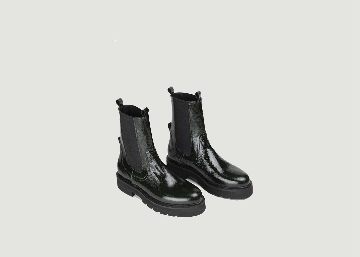 L'exception Boots Jonna Vernis Vert Anaki