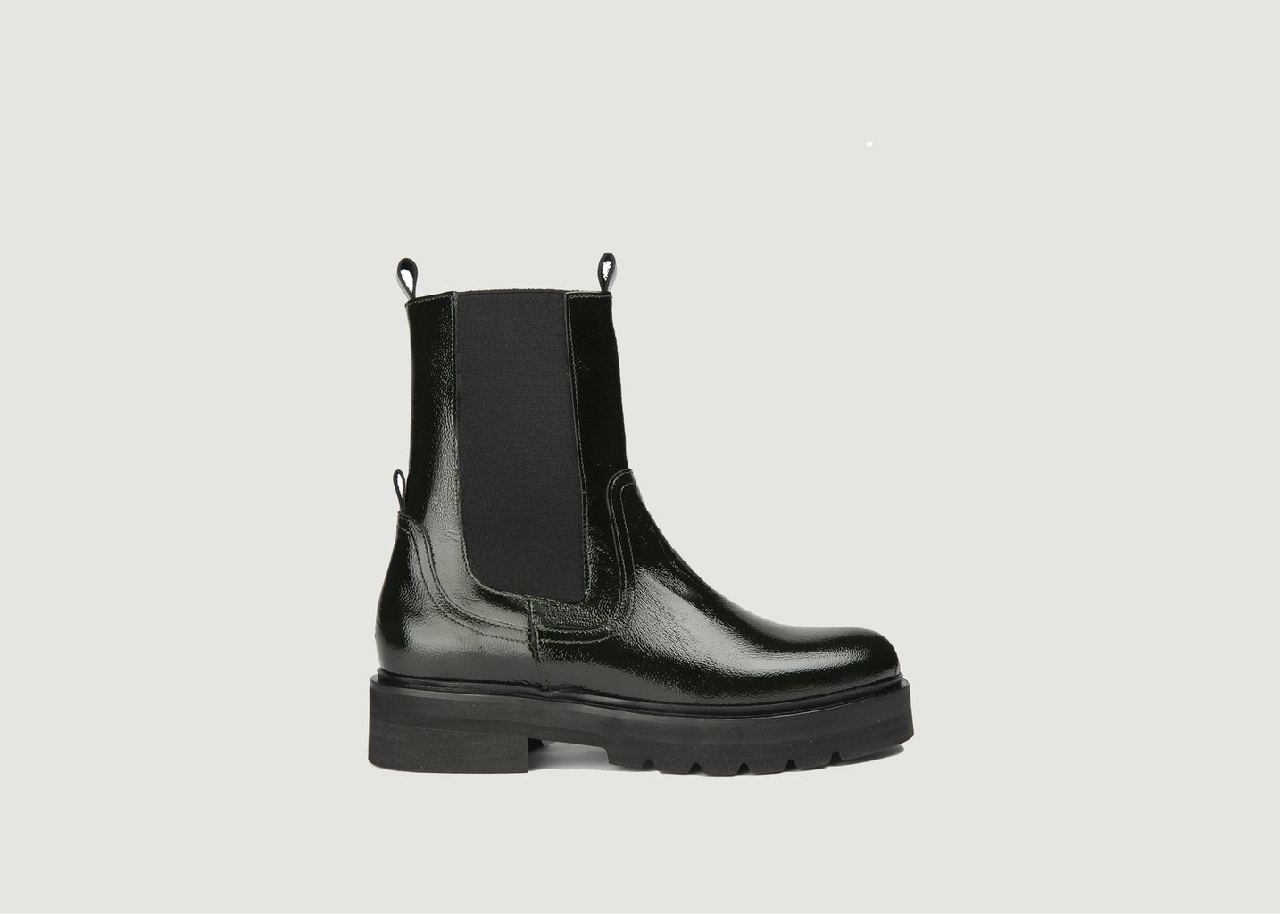 l'exception Boots Jonna Vernis Vert Anaki