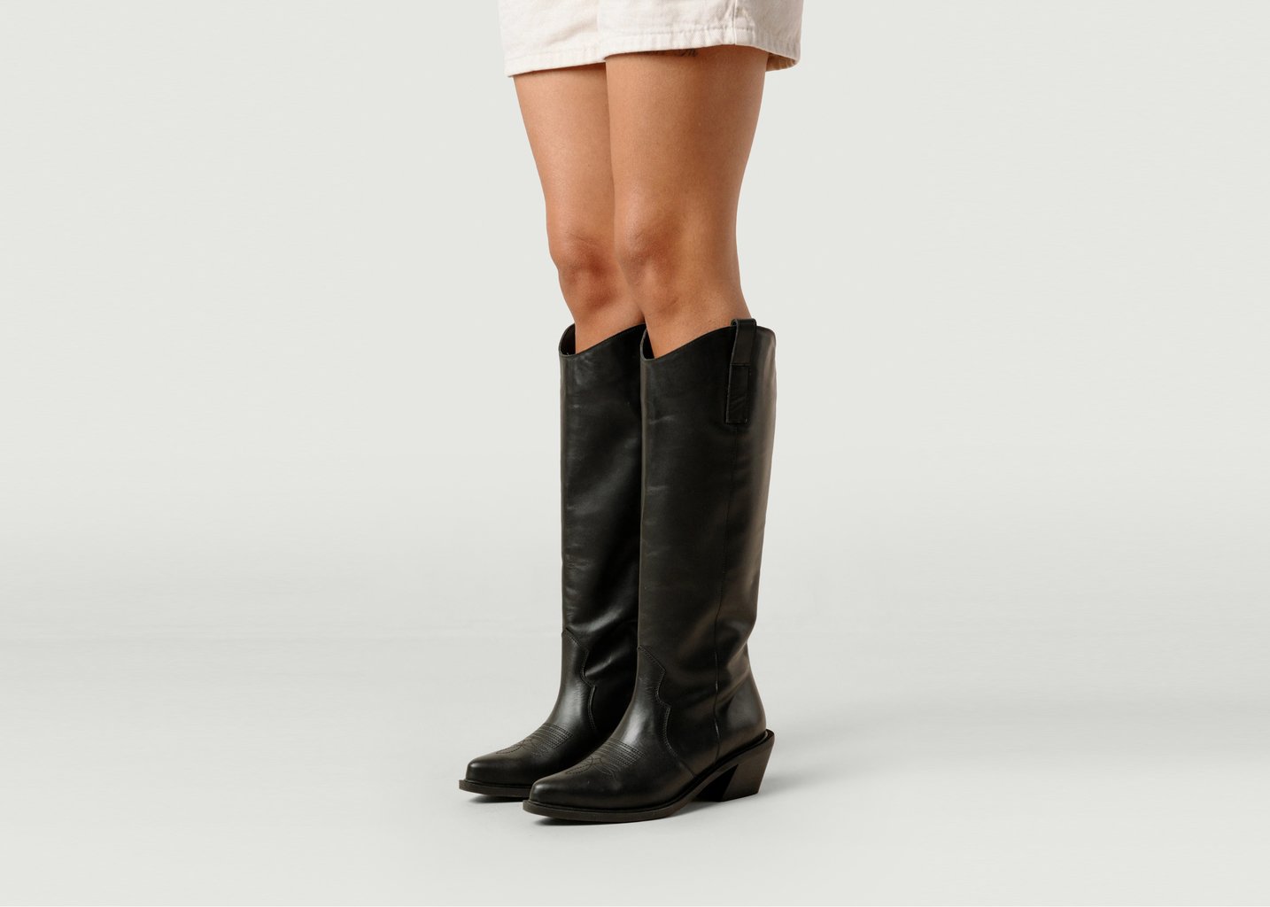 l'exception Bottes cow boy Mount Noir Alohas