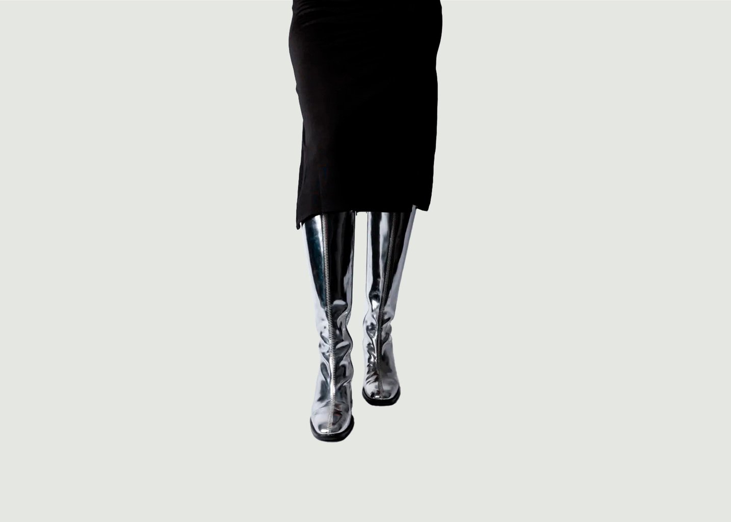 L'exception Bottes Cristobal Argent HUMAYA