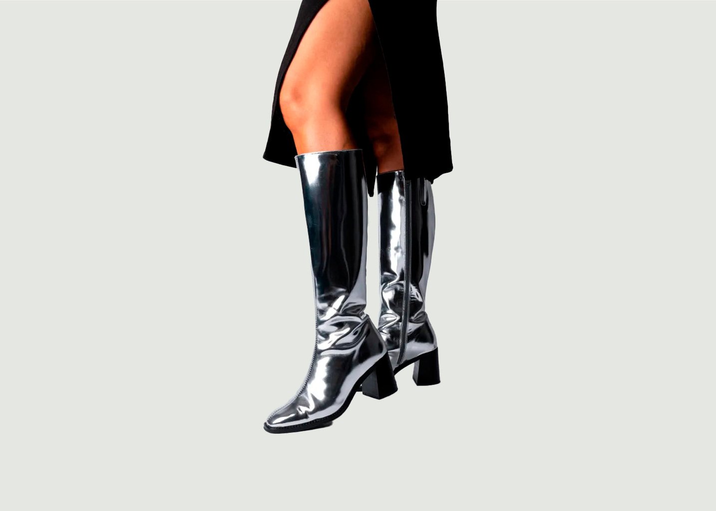 L'exception Bottes Cristobal Argent HUMAYA