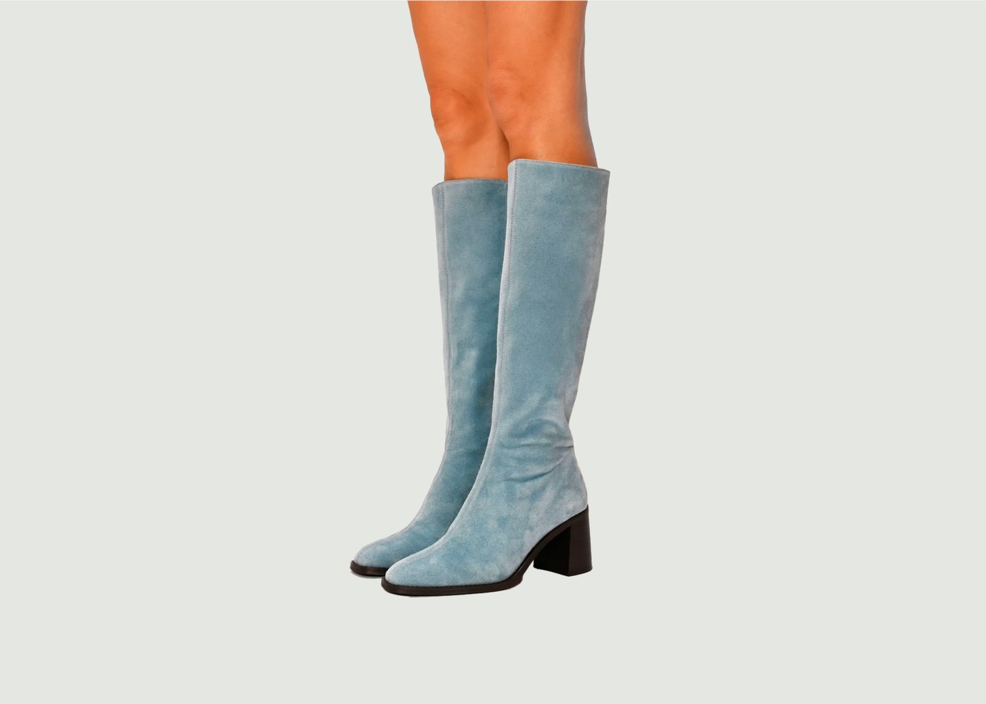 L'exception Bottes Cristobal Bleu Clair HUMAYA