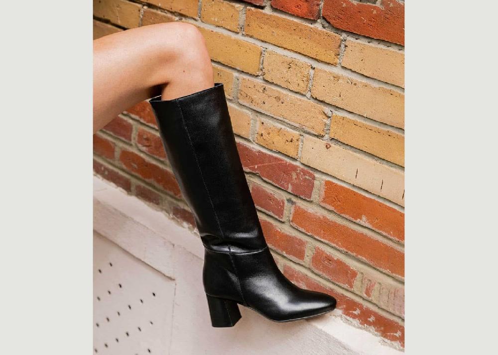 L'exception Bottes Paloma Noir Maison Toufet