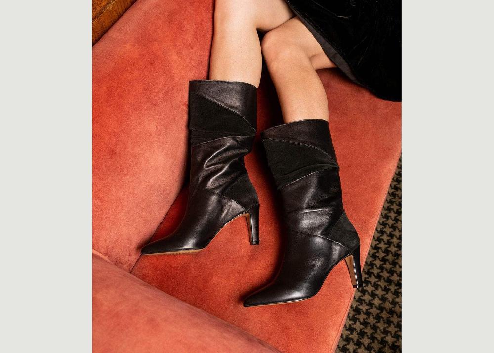 L'exception Bottes Pia Noir Maison Toufet
