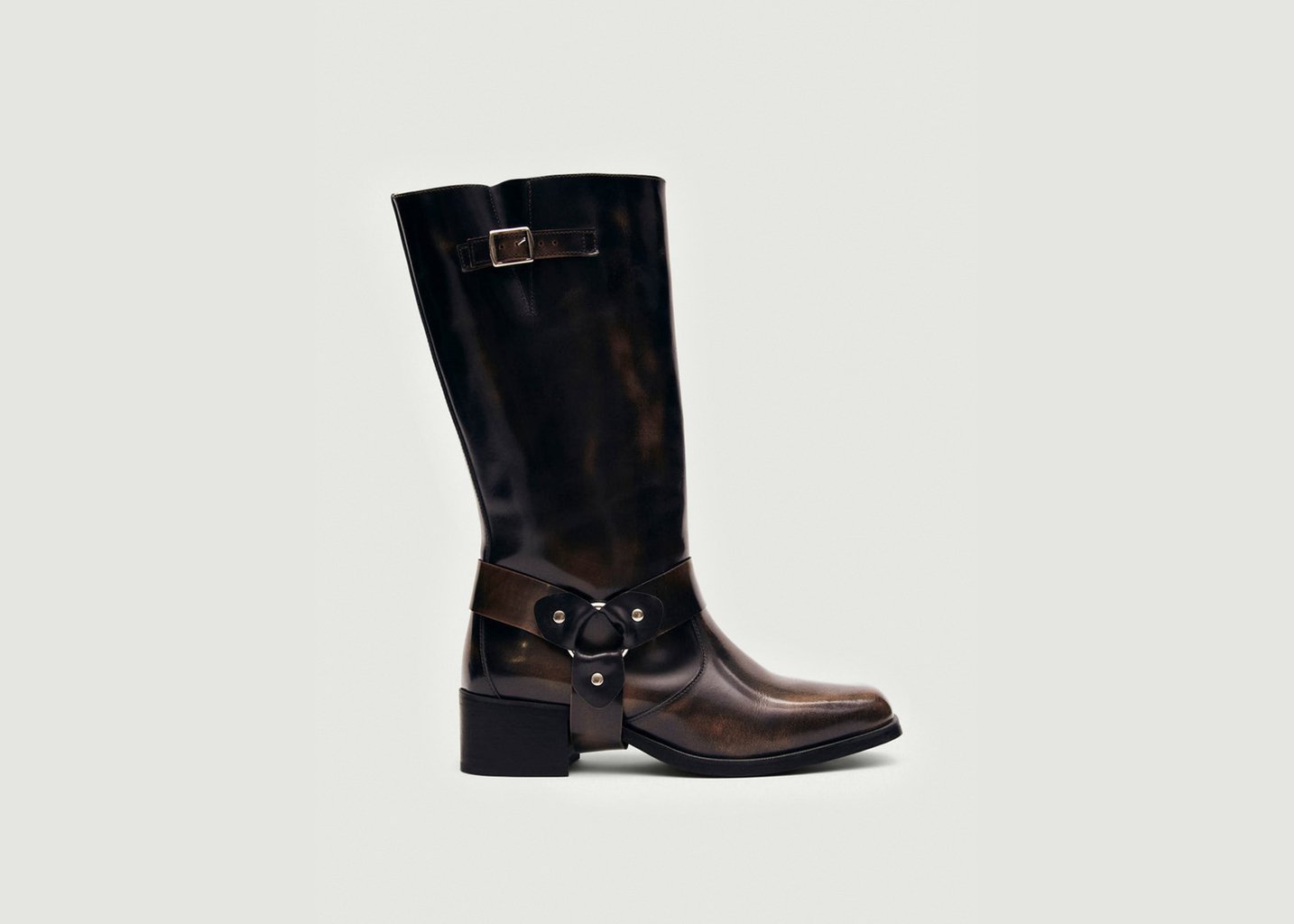l'exception Bottes Rocky en cuir Brun Alohas