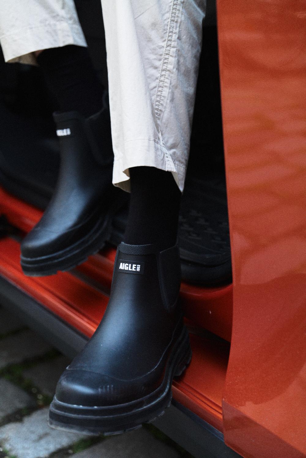 L'exception Bottes Soft Rain Noir Aigle