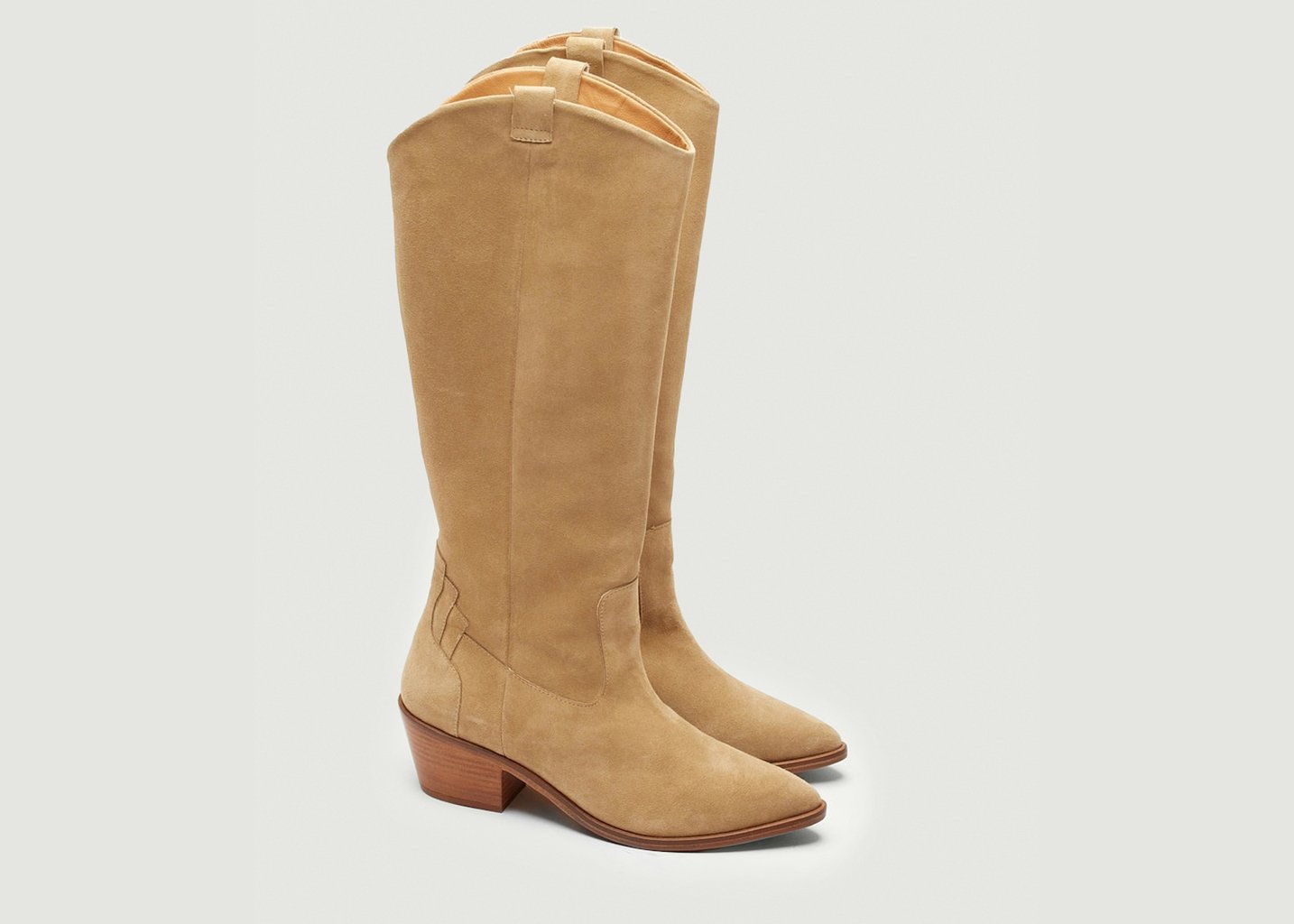 L'exception Bottes Tara Taupe Odaje Ex M.Moustache