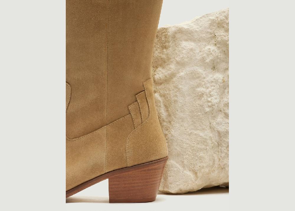 L'exception Bottes Tara Taupe Odaje Ex M.Moustache