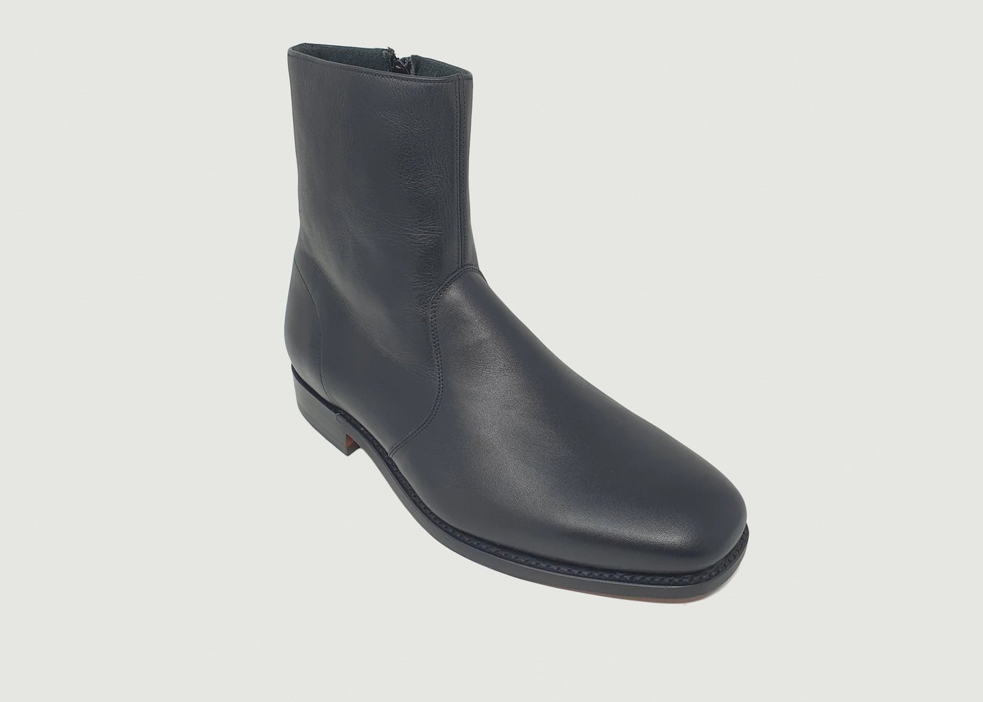 l'exception Bottes Zip Noir Barker Shoes