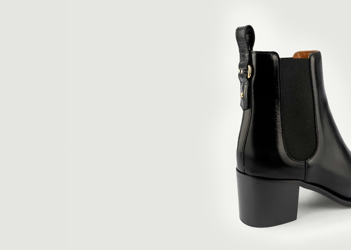 L'exception Bottine Géraldine Noir Maison Toufet