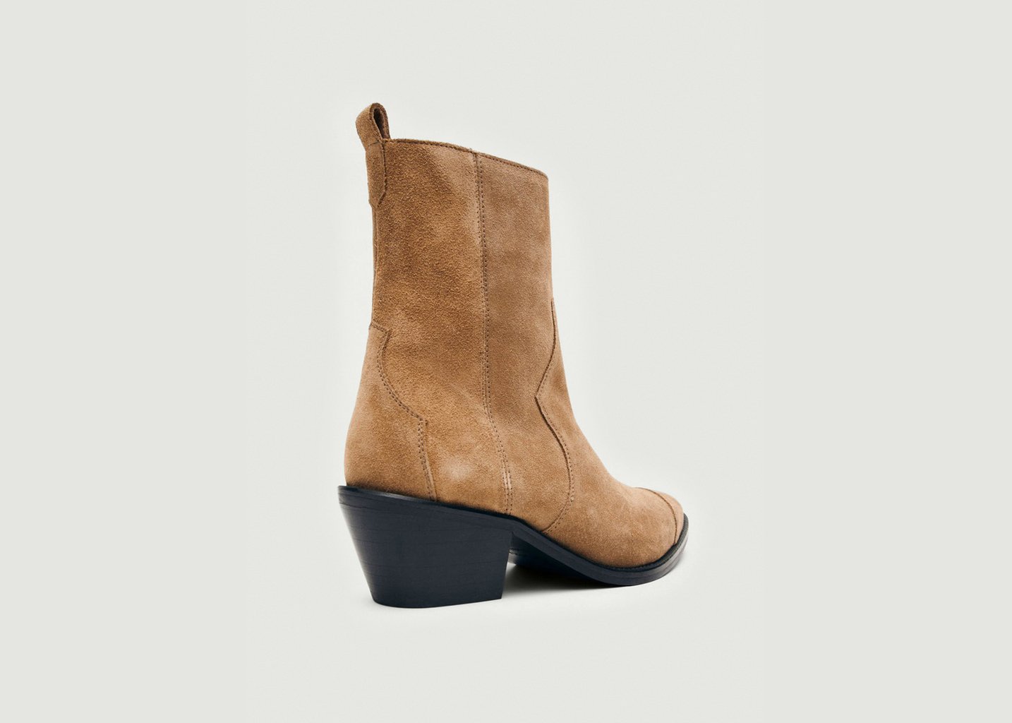L'exception Bottines Austin En Cuir Marron Alohas