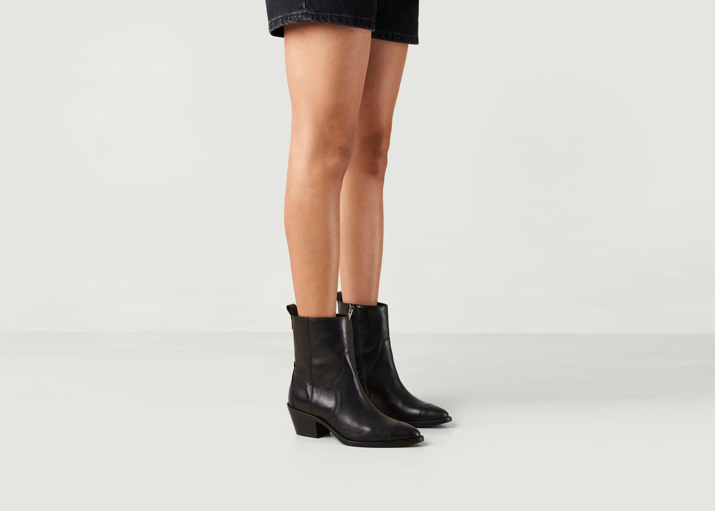 l'exception Bottines en cuir Austin Noir Alohas