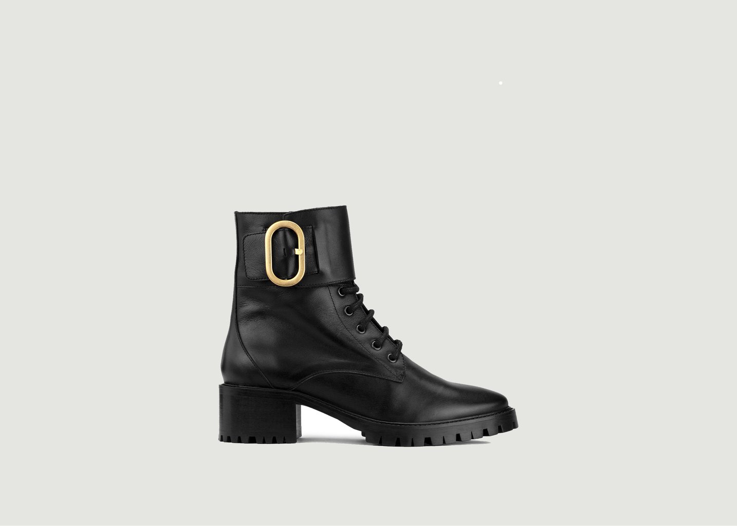 l'exception Bottines en cuir N°71 Noir Rivecour
