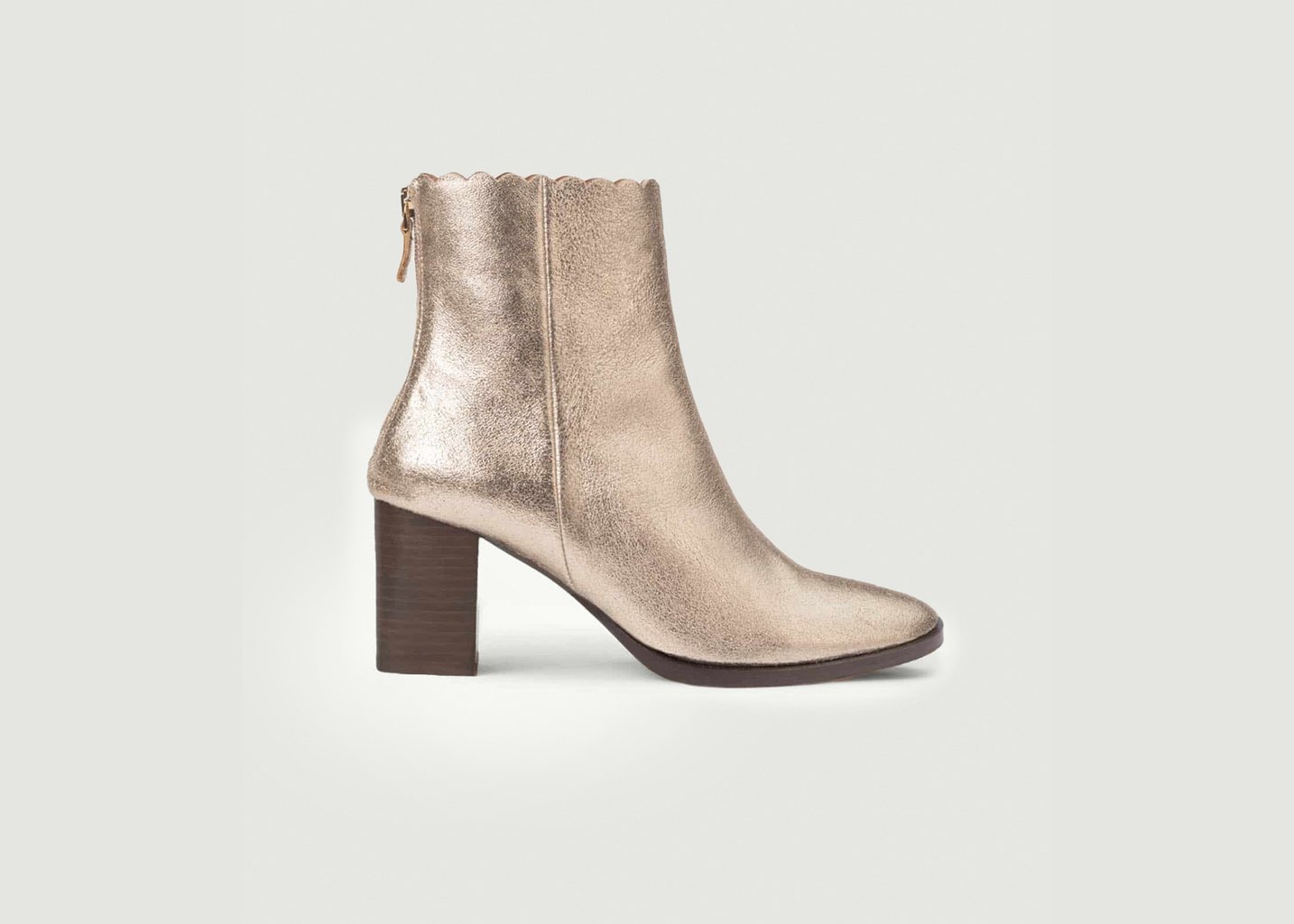 l'exception Bottines Giselle Or Maison Toufet