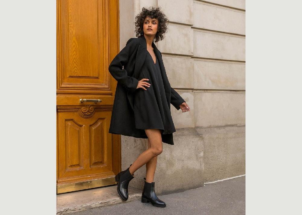 L'exception Bottines Golda Noir Maison Toufet