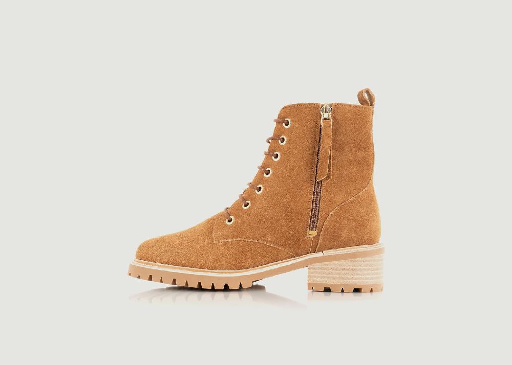 L'exception Bottines Lara Caramel Bobbies Paris