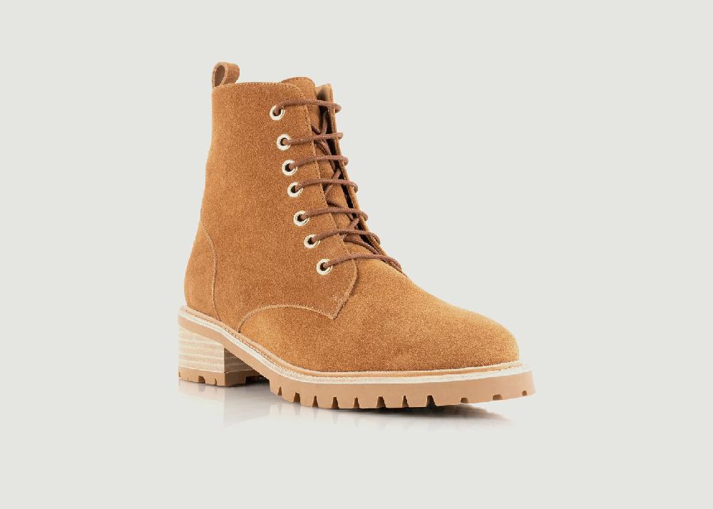 L'exception Bottines Lara Caramel Bobbies Paris
