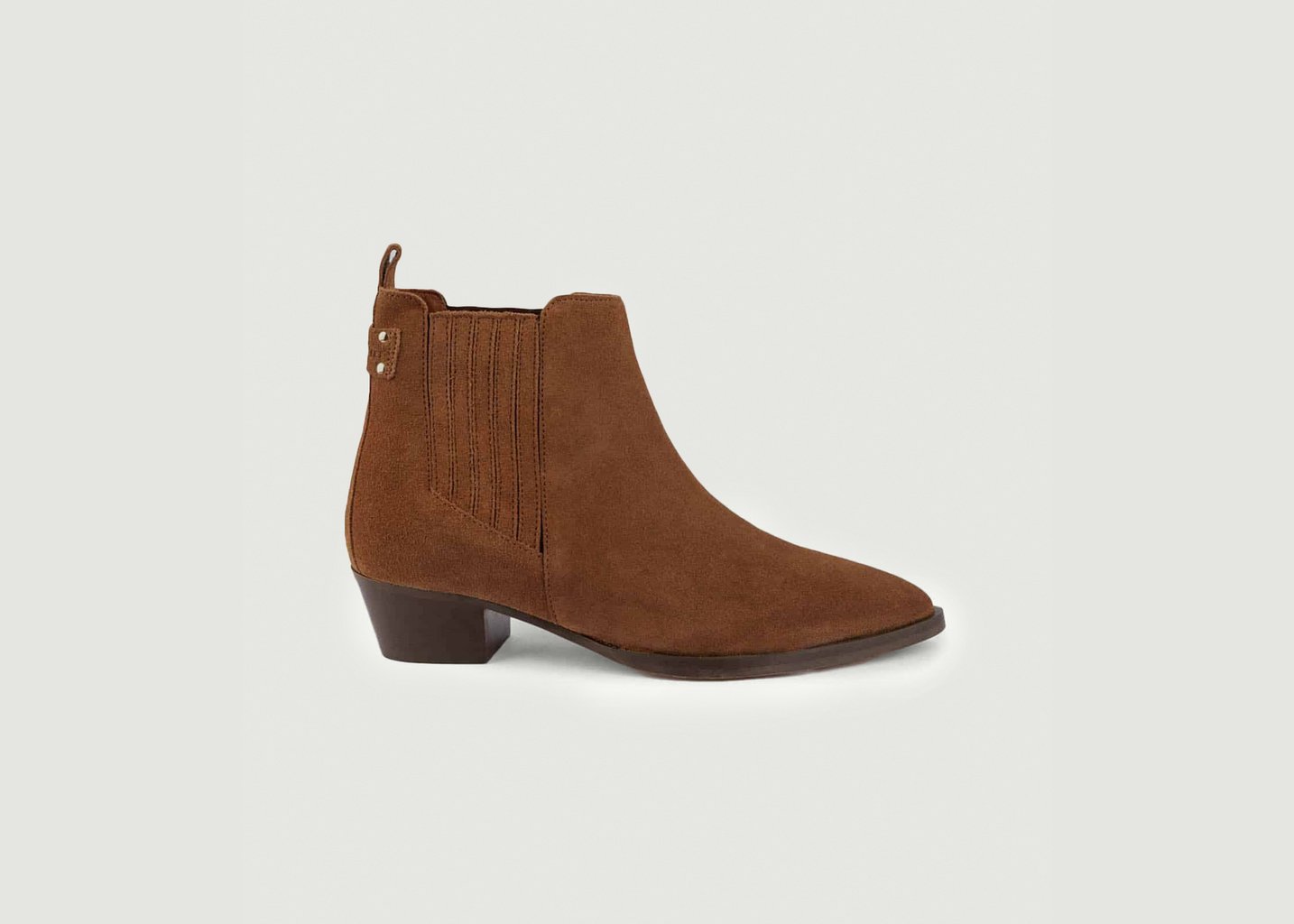 l'exception Bottines Linne Camel Maison Toufet