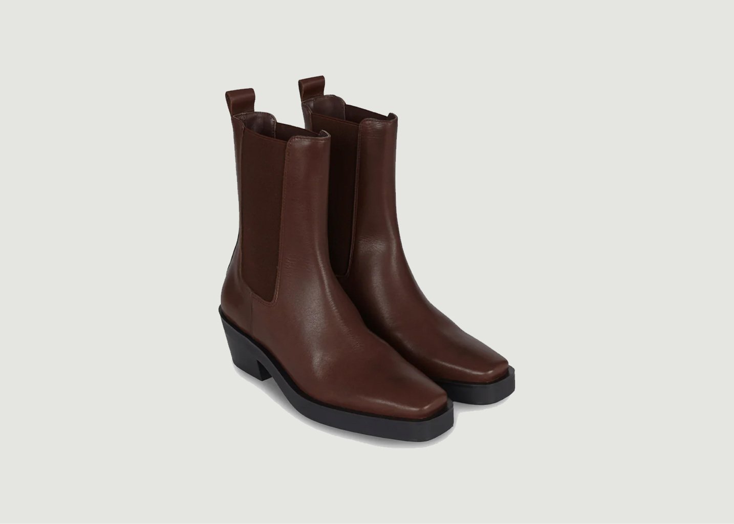 L'exception Bottines Louise Marron Augusta