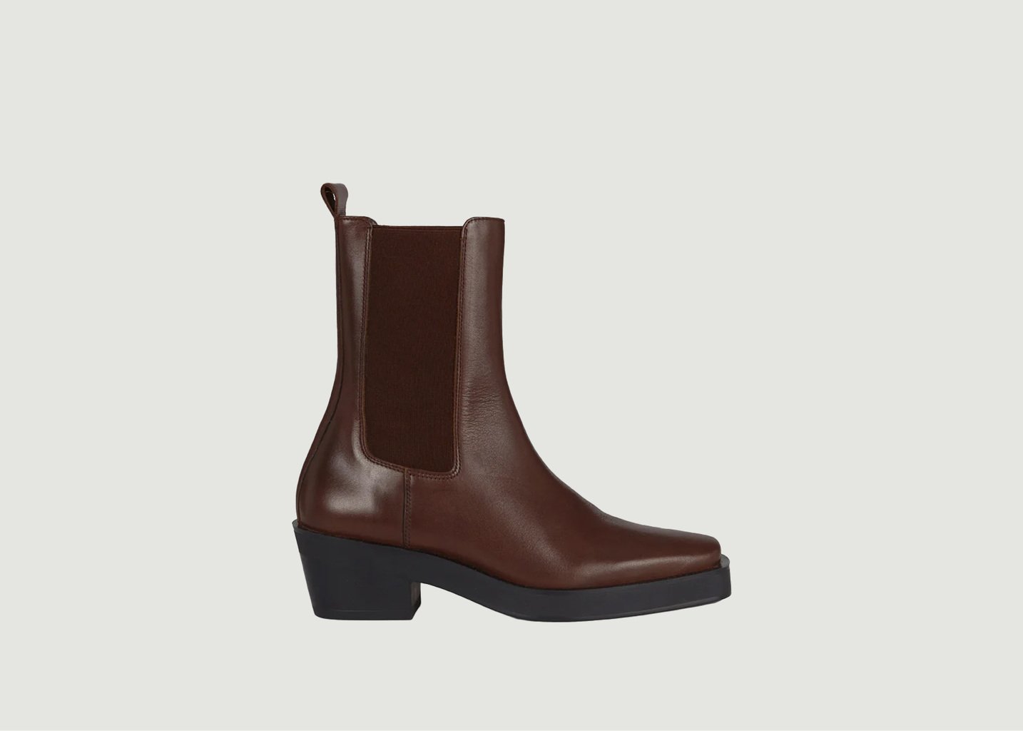 l'exception Bottines Louise Marron Augusta