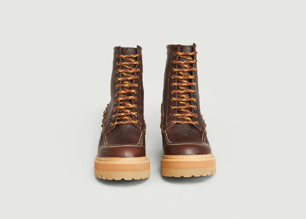 L'exception Bottines Mahalia Marron See By Chloé