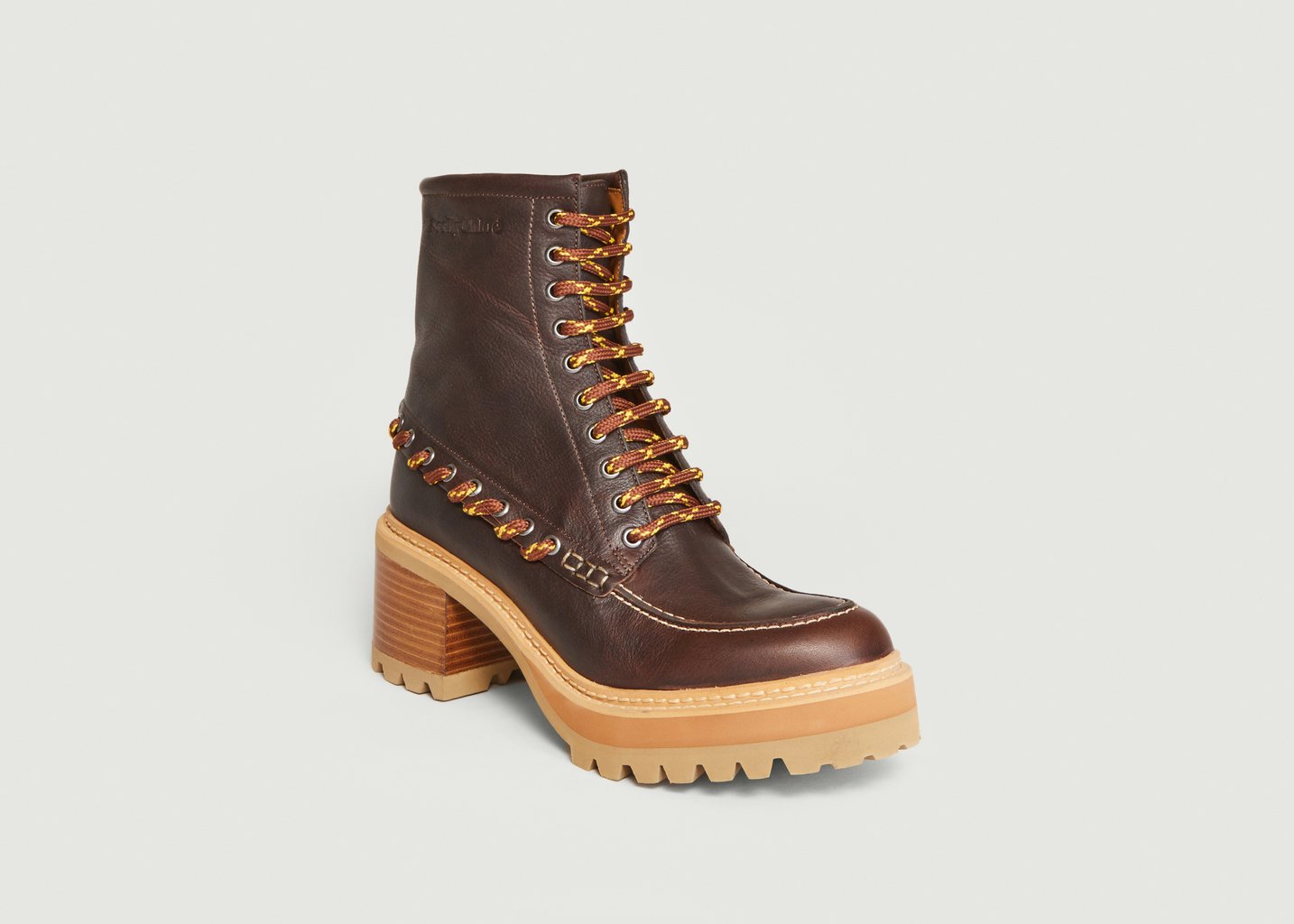 l'exception Bottines Mahalia Marron See by Chloé