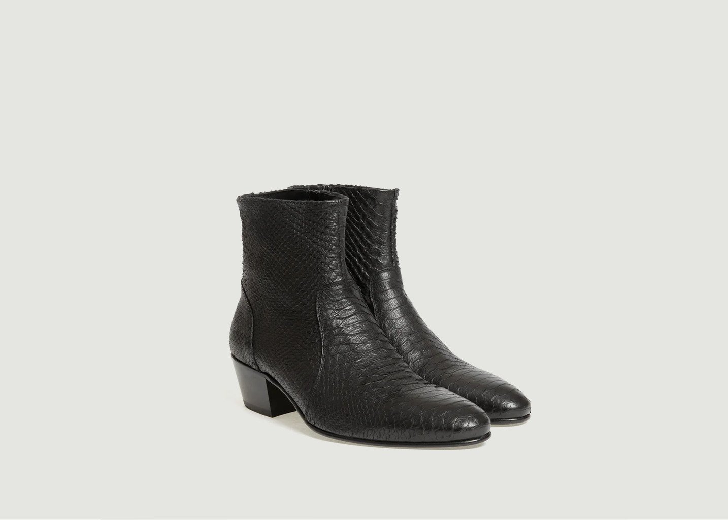 L'exception Bottines Maria Noir Philippe Zorzetto