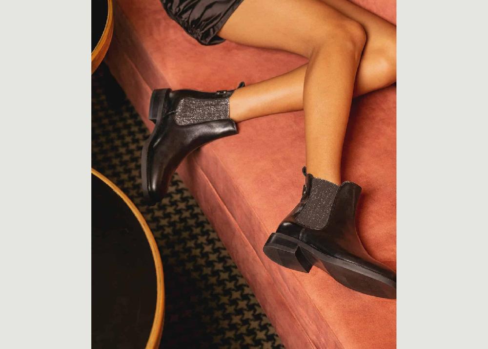 L'exception Bottines Maxine Noir Maison Toufet