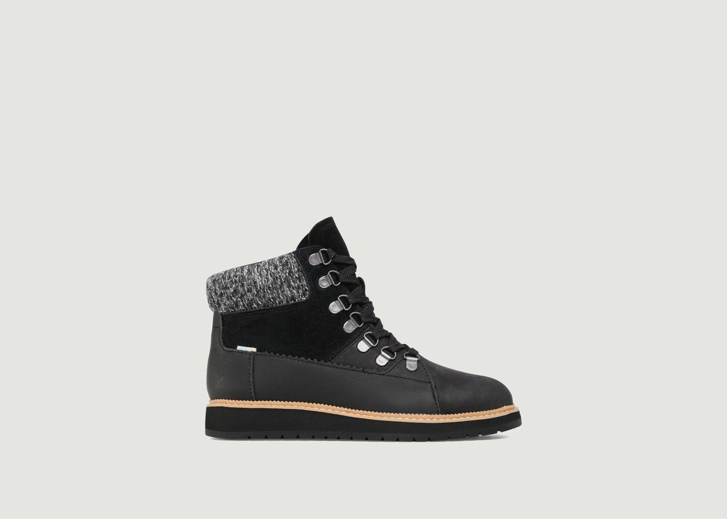 l'exception Bottines Mesa Leather Noir Toms