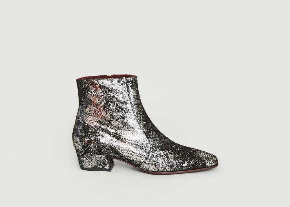 L'exception Bottines Zacnew Argent Avril Gau
