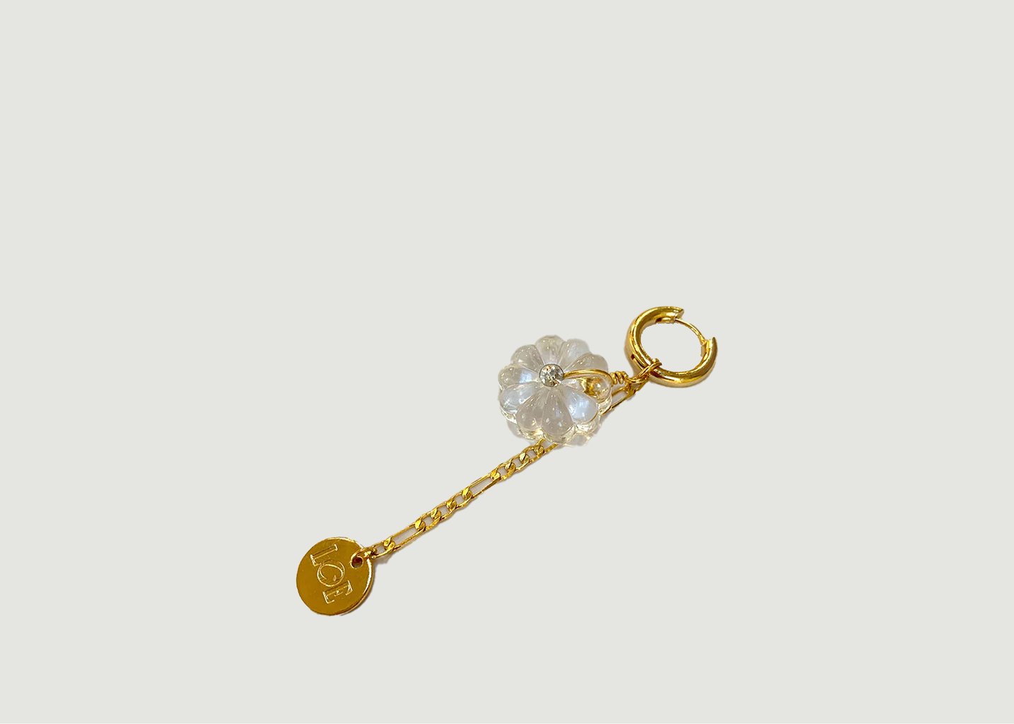 L'exception Boucle D'oreille Flower On Mars Or LOE