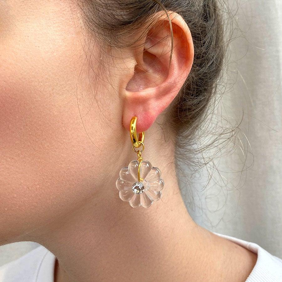 L'exception Boucle D'oreille FLOWER Or LOE