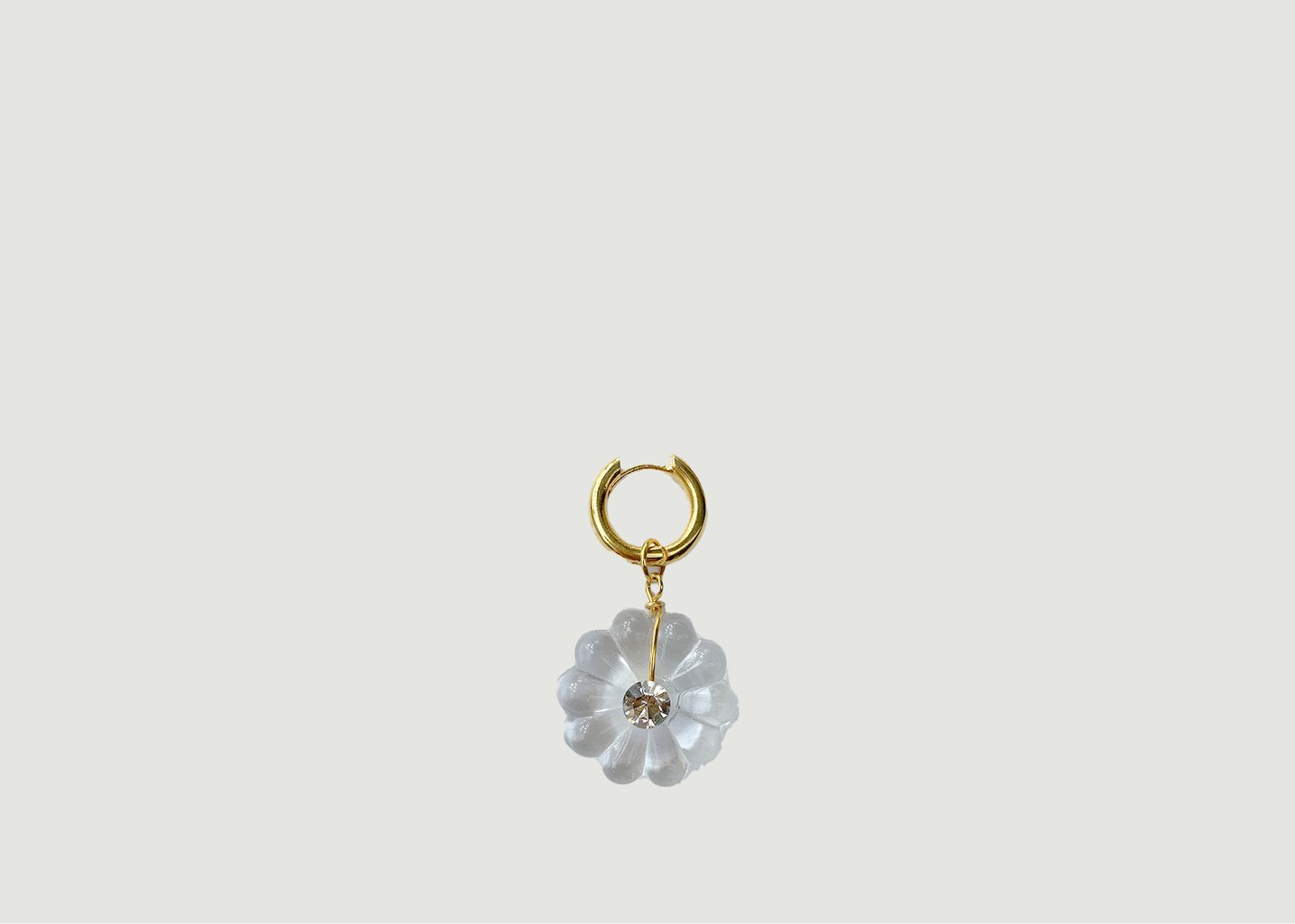 l'exception Boucle d'oreille FLOWER Or LOE