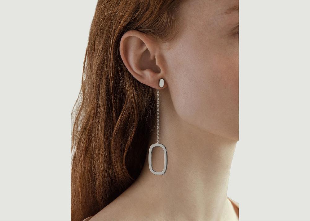 L'exception Boucles Breezy 03 Argent Octogony