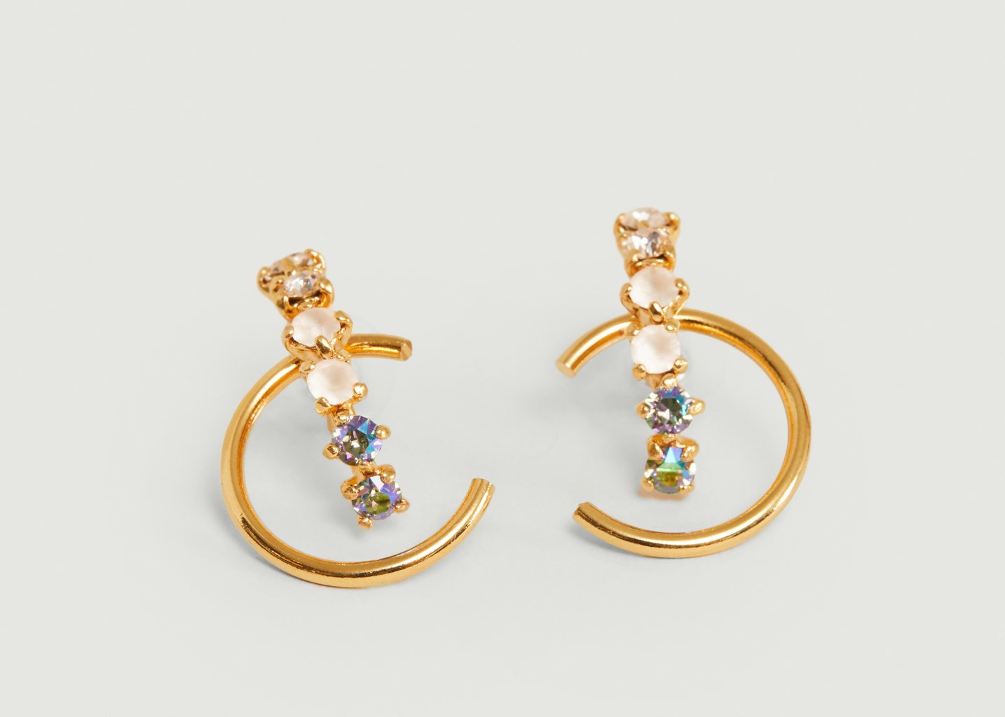 L'exception Boucles D'oreilles Elbow Or Crezus
