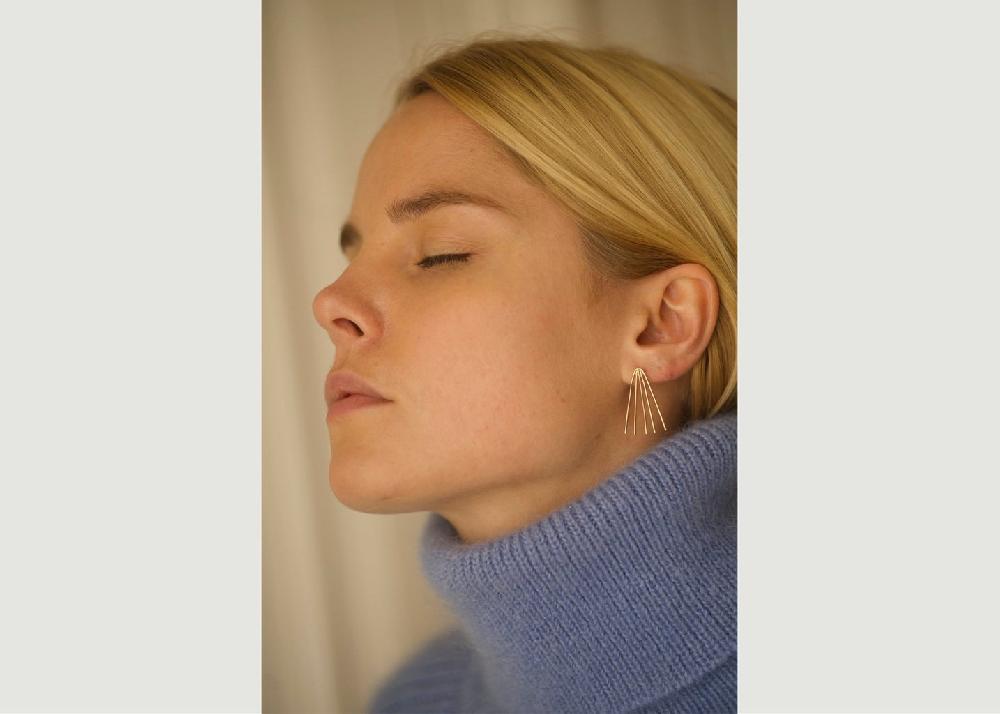 l'exception Boucles d'oreilles Maïa Or Ennato