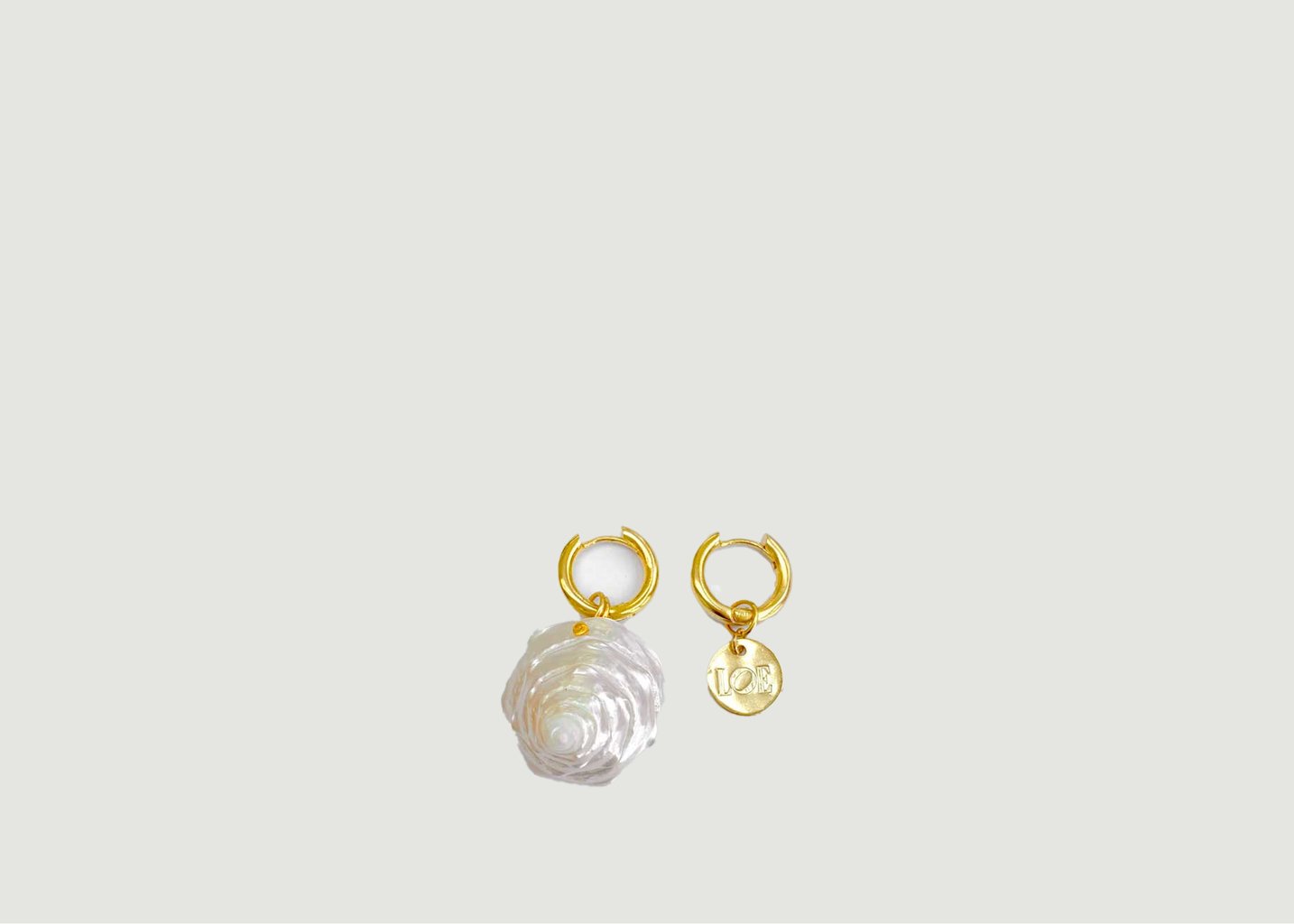 l'exception Boucles d'oreilles Mermaid Or LOE