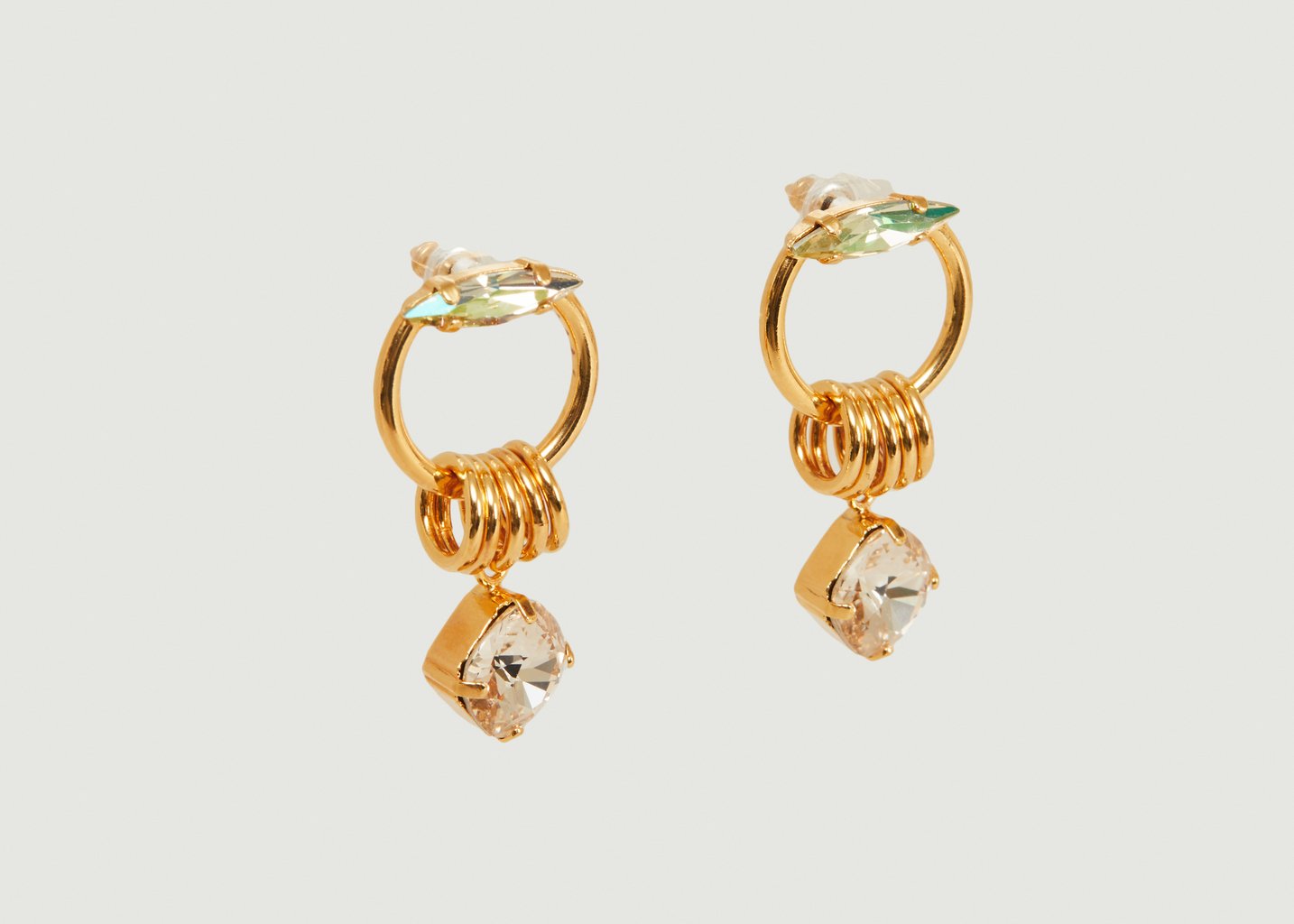 l'exception Boucles d'oreilles Swing Or Crezus